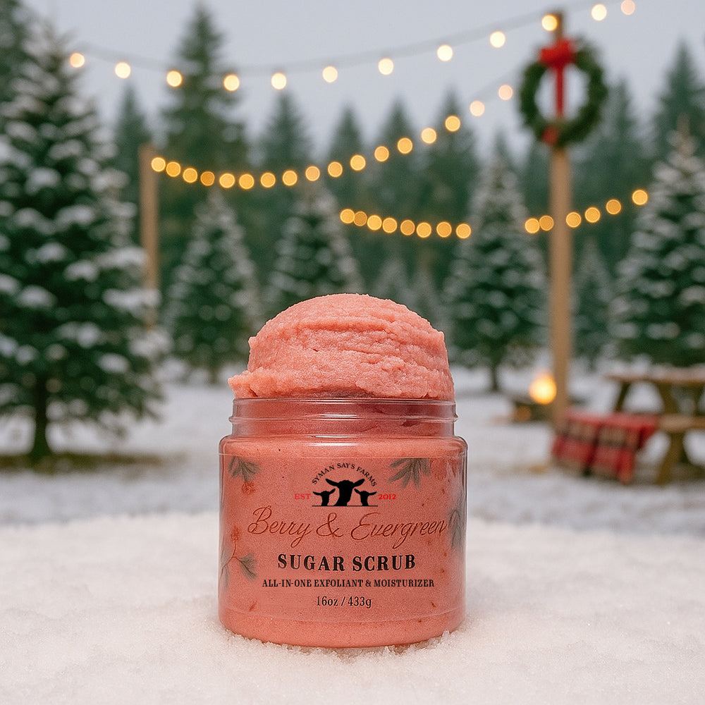 Berry & Evergreen | Emulsifying Sugar Scrub