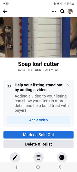 
            
                Load image into Gallery viewer, Soap cutter
            
        