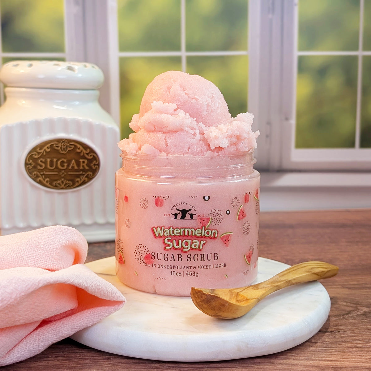 Watermelon Sugar | Emulsifying Sugar Scrub – Syman Says Farms