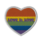 Love is Love Heart | Pride Month Embroidered Patch