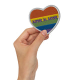 Love is Love Heart | Pride Month Embroidered Patch