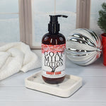 Peppermint Candy Cane Scented Goat Milk Lotion