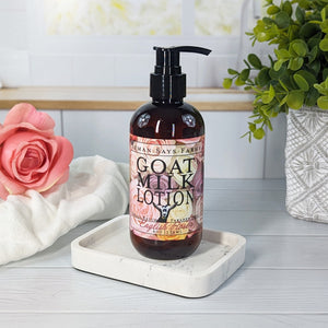 English Rose Scented Goat Milk Lotion