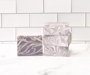 
            
                Load image into Gallery viewer, Lilac Goat Milk Lotion Soap
            
        