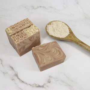 
            
                Load image into Gallery viewer, Oatmeal Milk &amp;amp; Honey Goat Milk Soap Bar
            
        