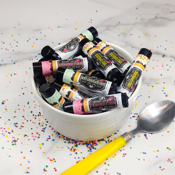 Ice Cream Collection | Avocado Oil, Beeswax & Cocoa Butter Lip Balm