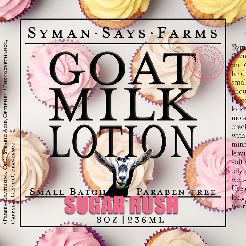 Sugar Rush | Buttercream & Vanilla Scented Goat Milk Lotion