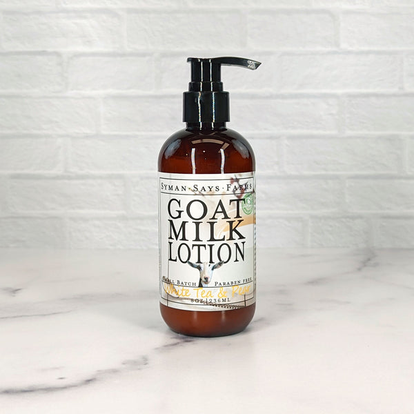 White Tea & Pear Scented Goat Milk Lotion